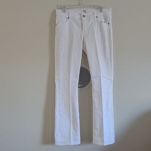 Citizens Of Humanity Bright White Boot Cut Jeans